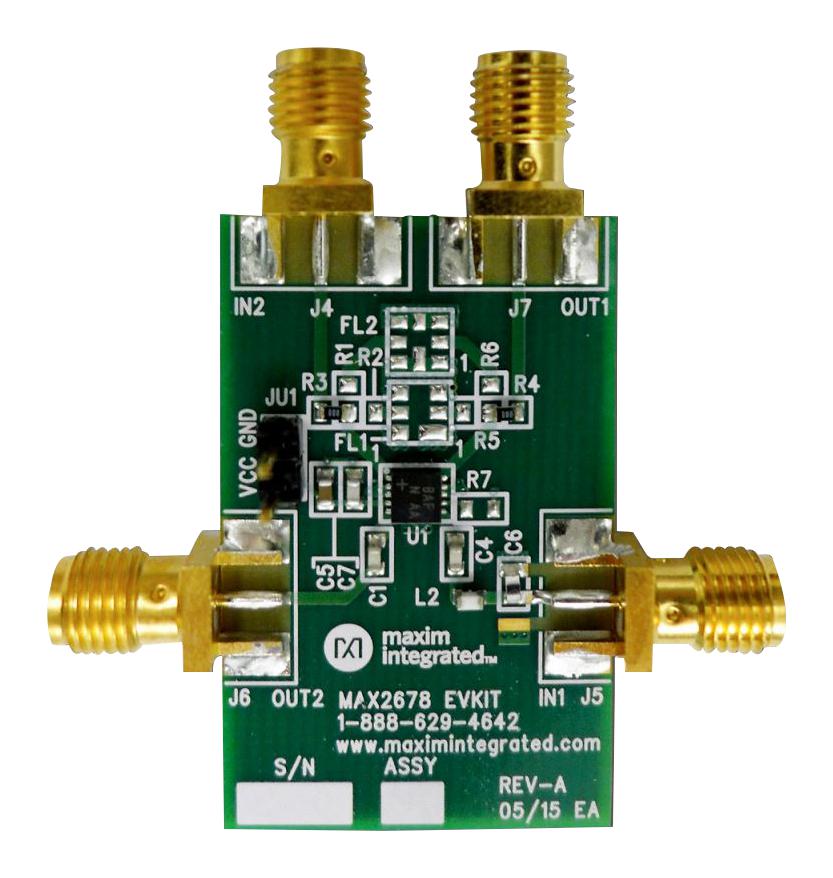 MAX2678EVKIT# EVAL BOARD, GPS LOW NOISE AMPLIFIER MAXIM INTEGRATED / ANALOG DEVICES