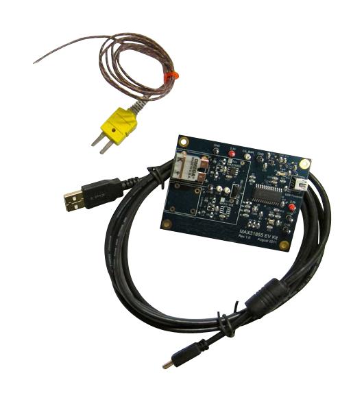 MAX31855EVKIT# EVAL BRD, THERMOCOUPLE-DIGITAL CONVERTER MAXIM INTEGRATED / ANALOG DEVICES