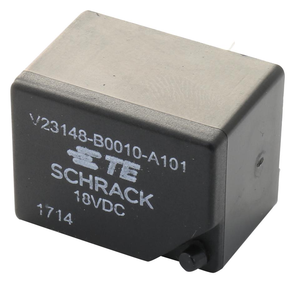 V23148-B0010-A101 POWER RELAY, DPDT, 7A, 250VAC, TH SCHRACK - TE CONNECTIVITY