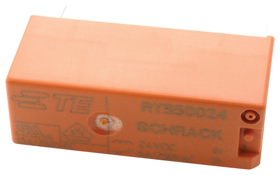 RY533012 POWER RELAY, SPST-NO, 8A, 250VAC, TH SCHRACK - TE CONNECTIVITY