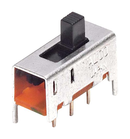 MSS2200G04 SLIDE SWITCH, DPDT, 0.3A, 125VAC, TH ALCOSWITCH - TE CONNECTIVITY