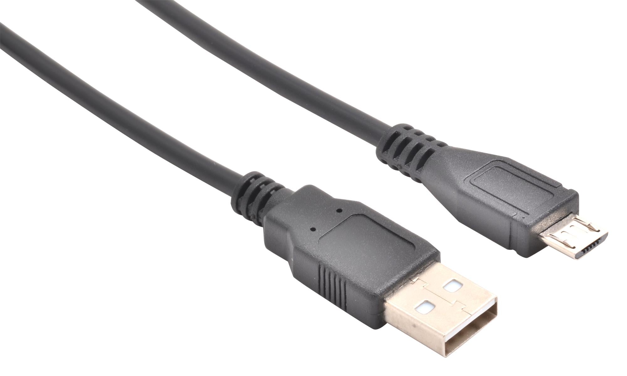 CUB-100-BK CABLE ASSY, USB 2.0 A-USB MICRO B, 1M FTDI