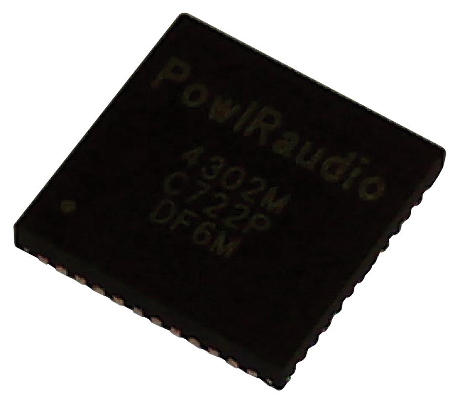 IR4302MTRPBF AUDIO POWER AMP, 2-CH, CLASS D, PQFN-44 INFINEON