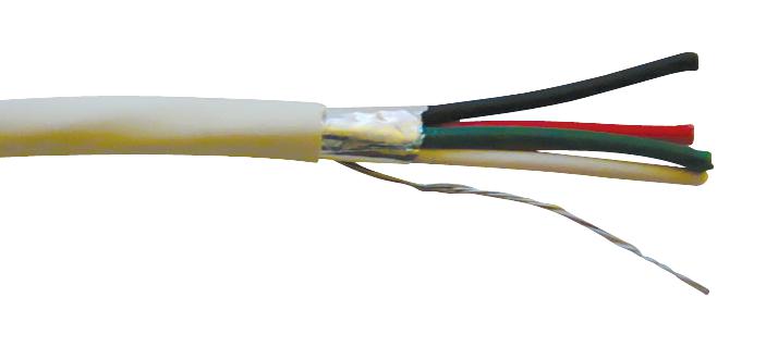 6302FE 8771000 SHLD FLEX CABLE, 4COND, 18AWG, 305M BELDEN
