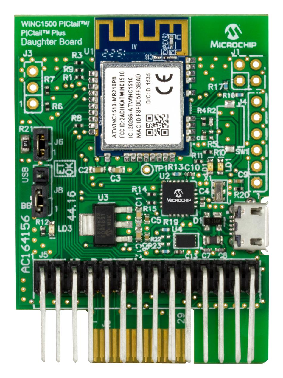 AC164156 PICTAIL DAUGHTER BOARD, EXPLORER 8/16 MICROCHIP