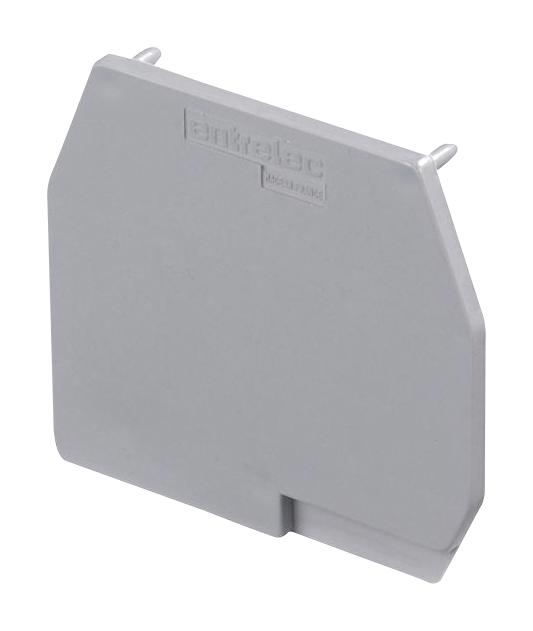 1SNA114434R0500 END PLATE, 2.5MM, GREY, TERMINAL BLOCK ENTRELEC - TE CONNECTIVITY