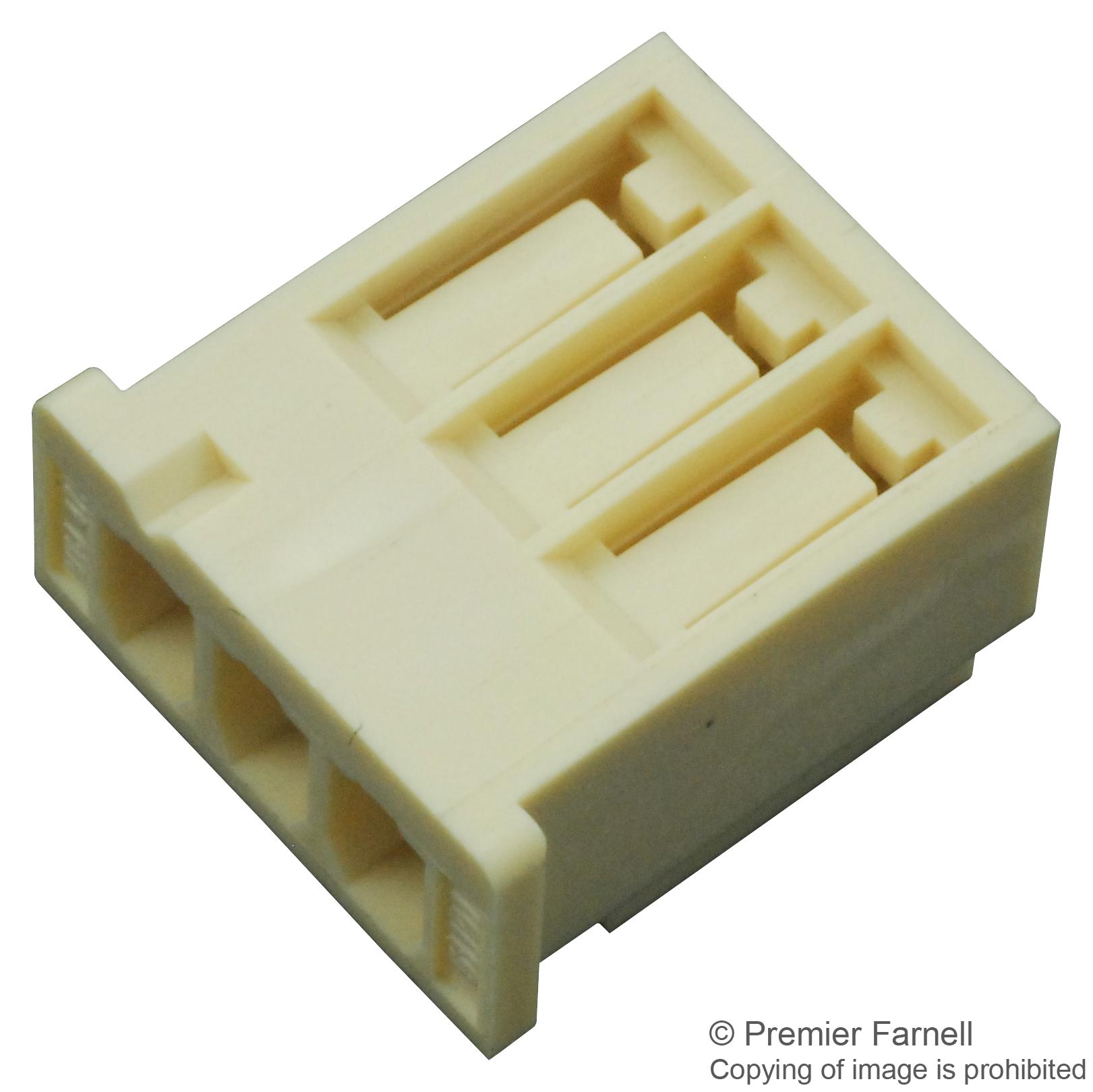 51191-0400 CONNECTOR HOUSING, RCPT, 4POS MOLEX