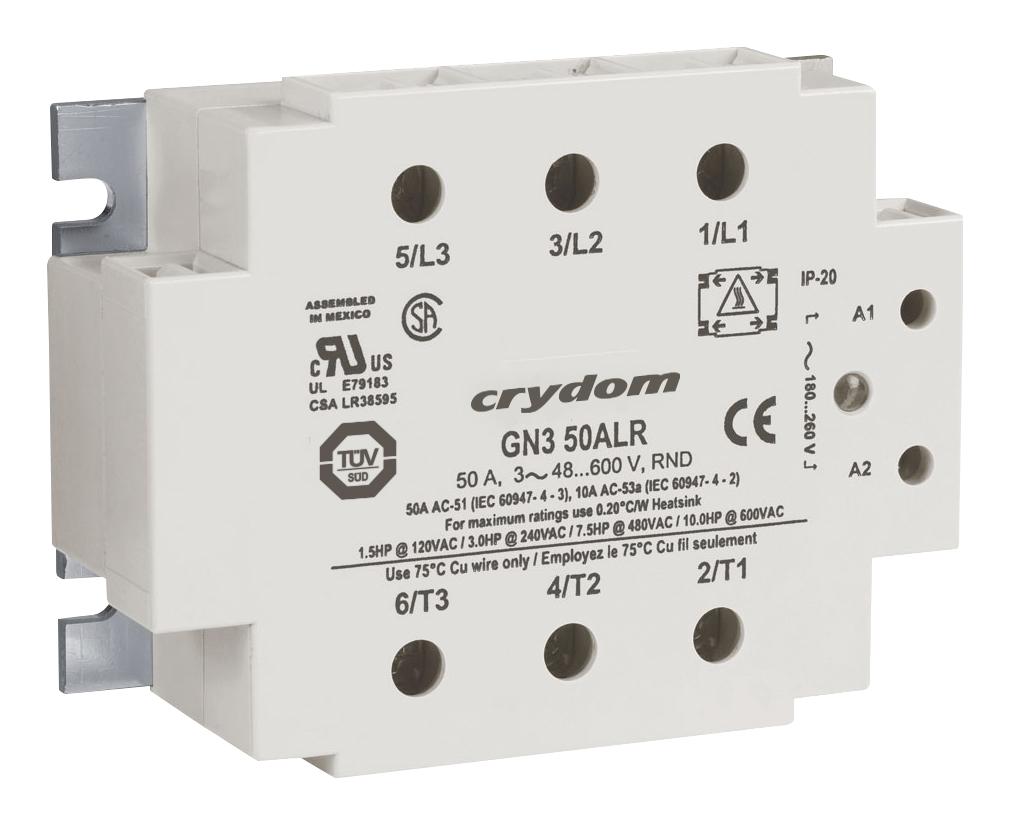 GN325ASZ SOLID STATE RELAY, 180-260VAC, PANEL SENSATA/CRYDOM