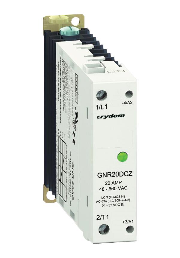 GNR30DCZ SOLID STATE RELAY, 4-32VDC, DIN RAIL SENSATA/CRYDOM