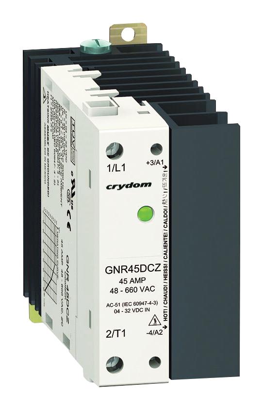 GNR35ACZ SOLID STATE RELAY, 180-280VAC, DIN RAIL SENSATA/CRYDOM