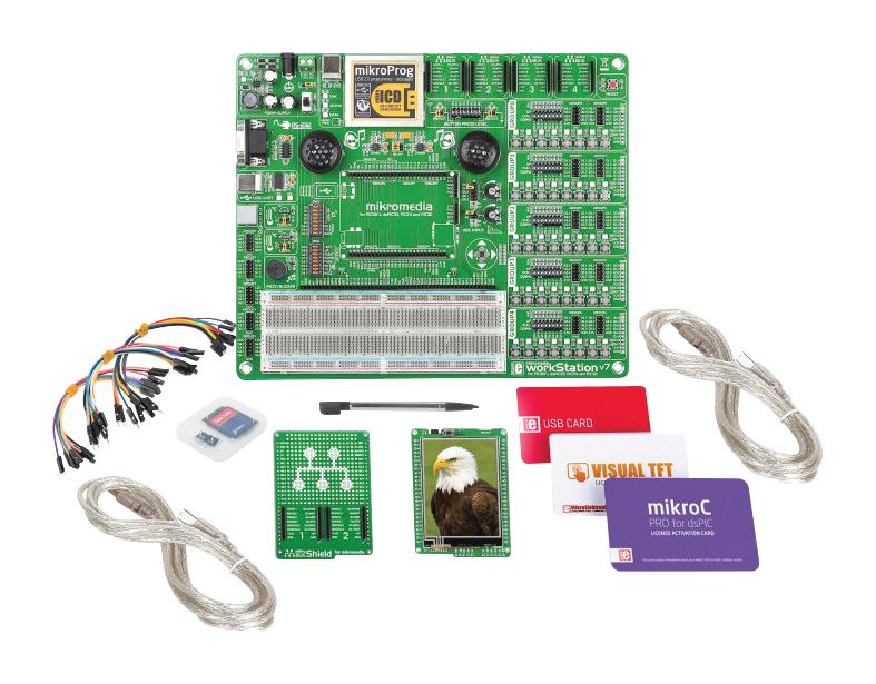 MIKROE-2649 DEV KIT, MIKROC GRAPHIC INTERFACE MIKROELEKTRONIKA