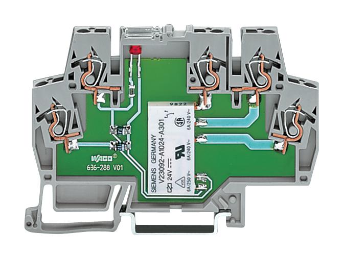 859-354 RELAY, SPDT, 24V, 5A, SOCKET WAGO