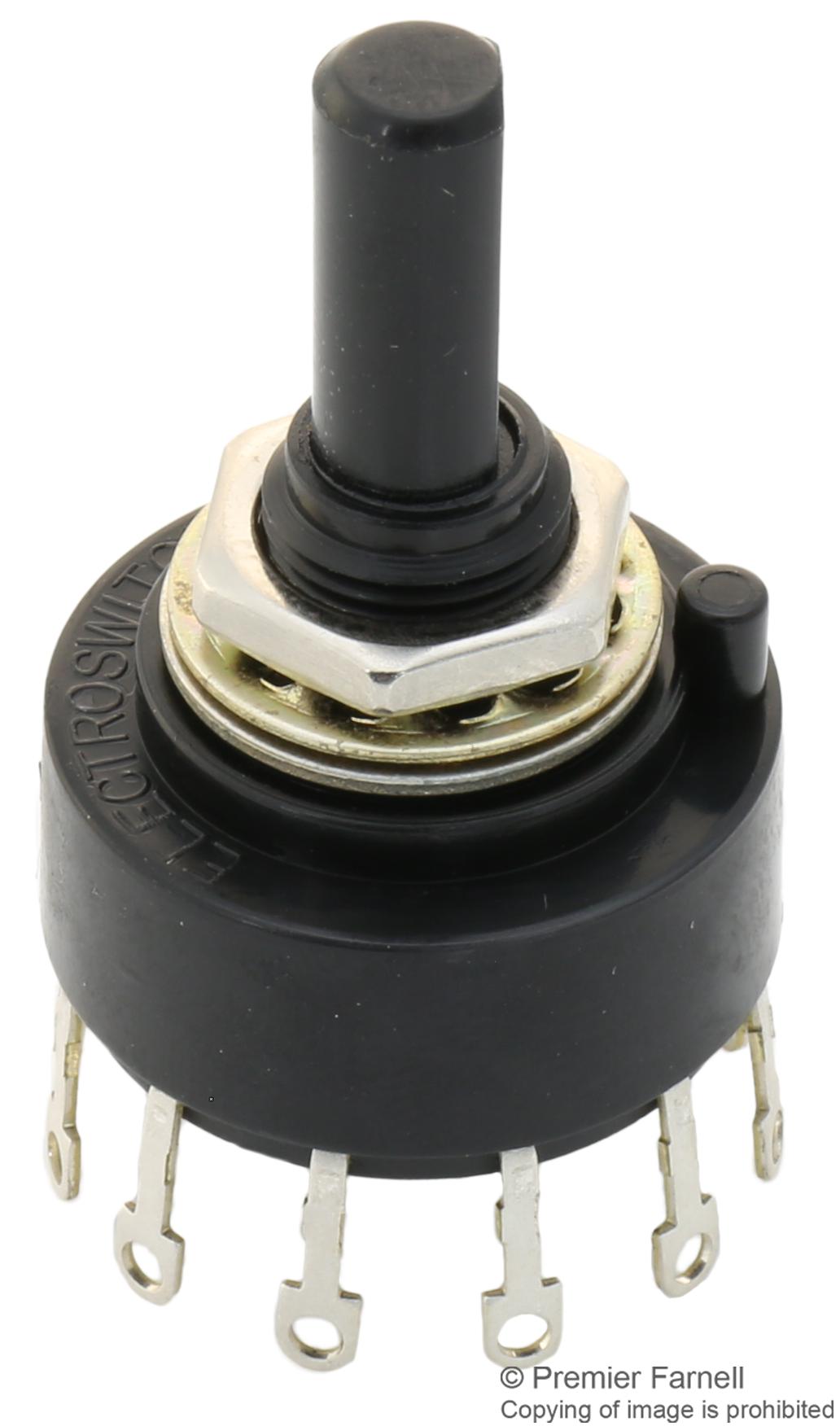 C5P0403N-A ROTARY SWITCH, 4P3T, 1A, 125VAC ELECTROSWITCH