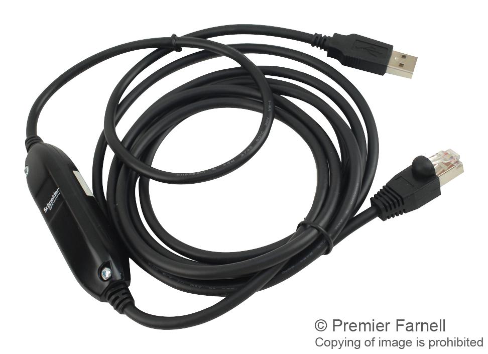 TCSMCNAM3M002P CONNECTION CABLE, USB TO RJ45 SCHNEIDER ELECTRIC