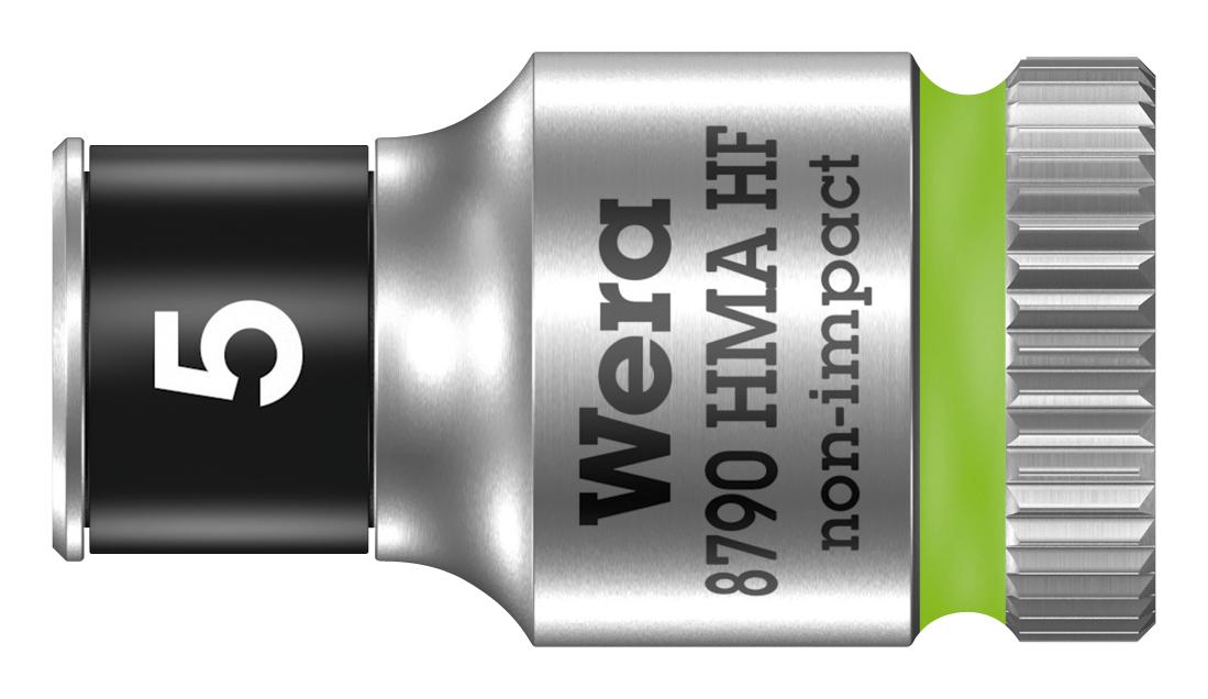 8790 5.0 HEX SOCKET, AF 5MM, 6.35MM DRIVE WERA