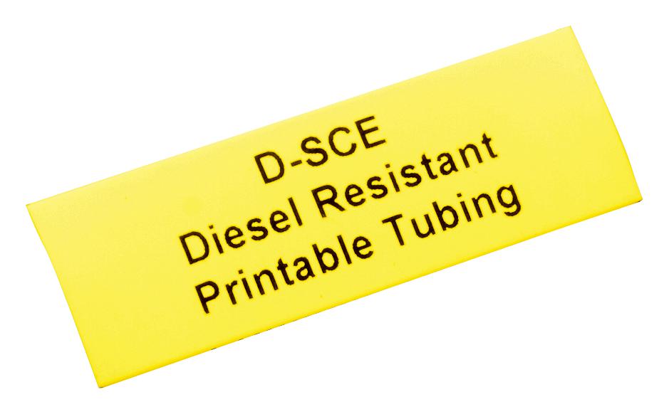 D-SCE-1K-18-50-4 HEAT SHRINK MARKER, 19.05MM, YELLOW RAYCHEM - TE CONNECTIVITY