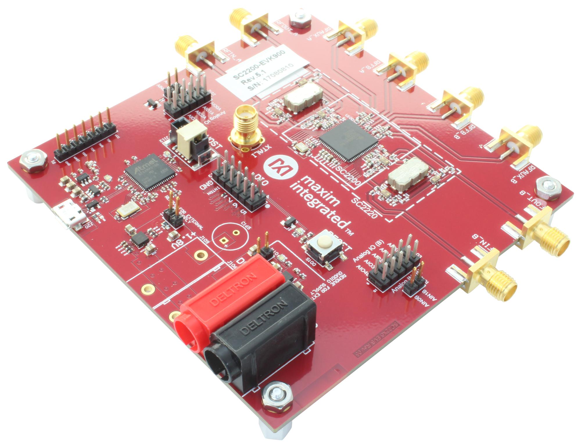 SC2200-EVK900 EVAL BOARD, 698-960MHZ 2 PATH LINEARIZER MAXIM INTEGRATED / ANALOG DEVICES