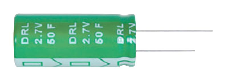 DRL107S0TL60RRDAP CAP, 100F, 2.7V, DOUBLE LAYER, RADIAL SAMXON