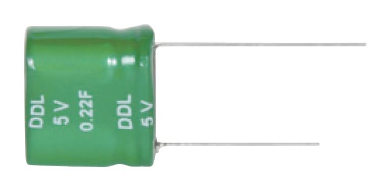 DDL155S05F2CRRDAPZ CAP, 1.5F, 5.5V, DOUBLE LAYER, RADIAL SAMXON