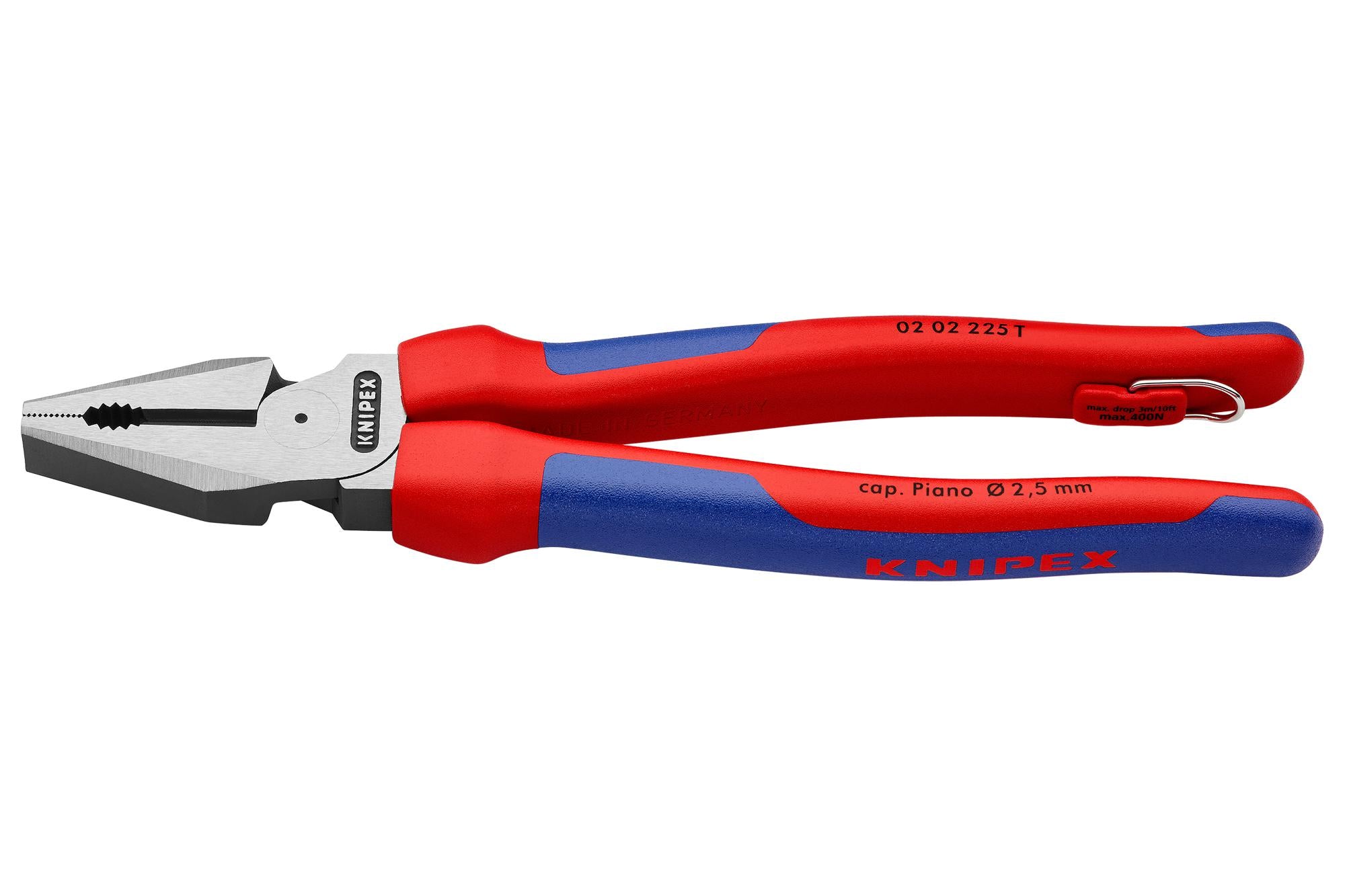 02 02 225 T COMBINATION PLIER, 225MM, 25MM2 KNIPEX