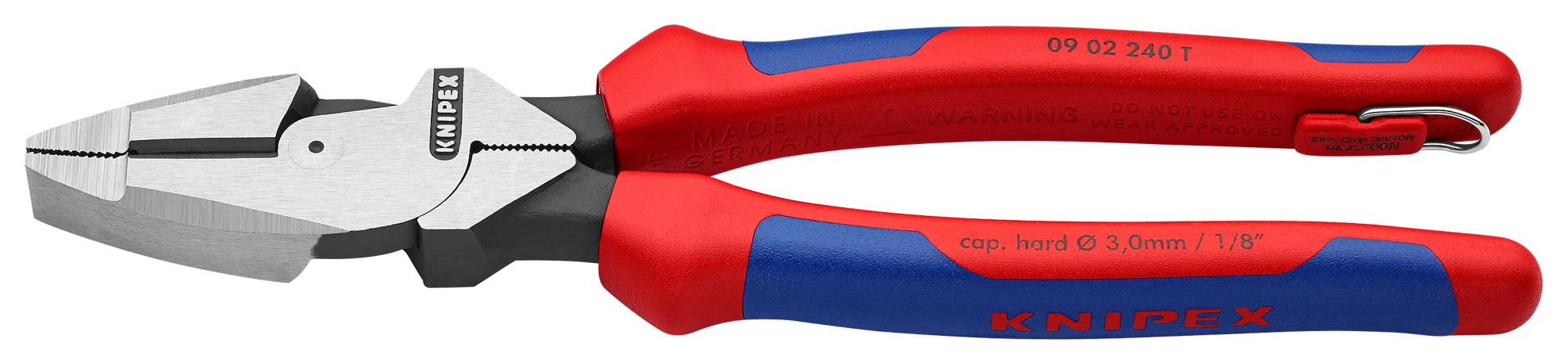 09 02 240 T LINESMAN PLIER, 240MM KNIPEX