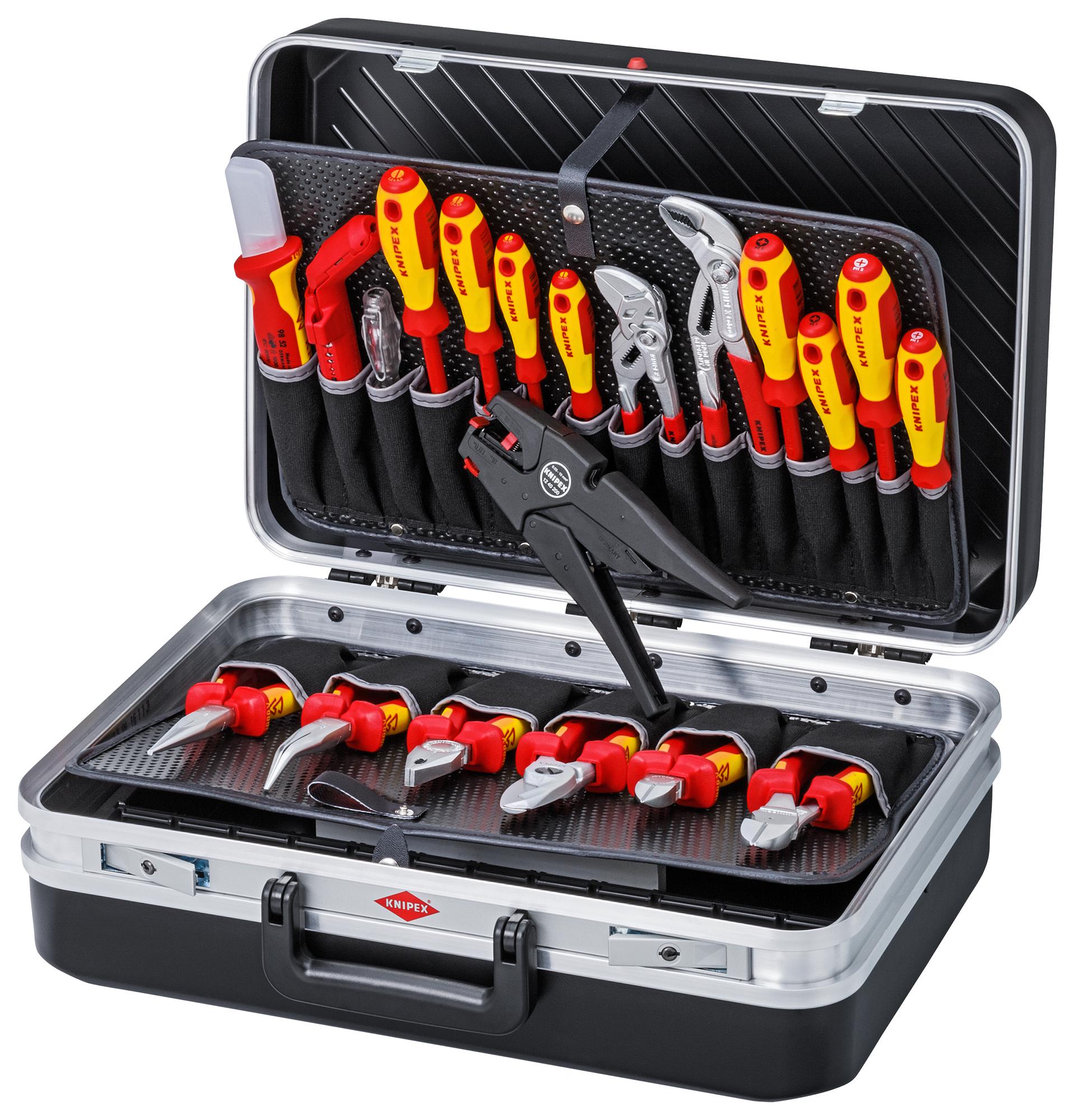 00 21 20 ELECTRICAL TOOL KIT, 20 PC KNIPEX