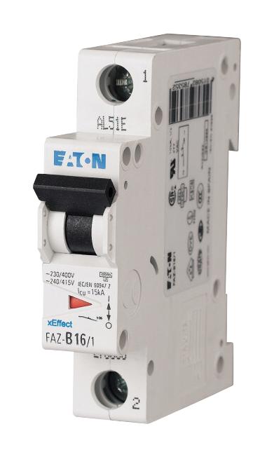 FAZ-B4/1 MINIATURE CIRCUIT BREAKER, 1 POLE, 4A EATON MOELLER