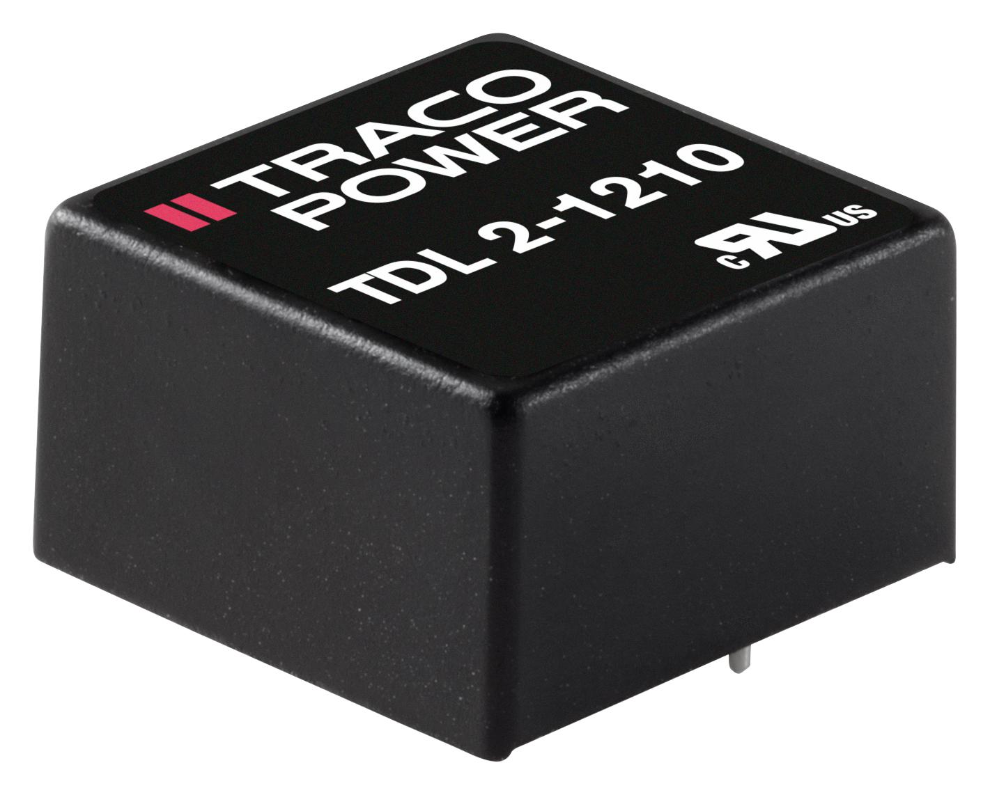 TDL 2-1221 DC-DC CONVERTER, 2 O/P, 2W TRACO POWER