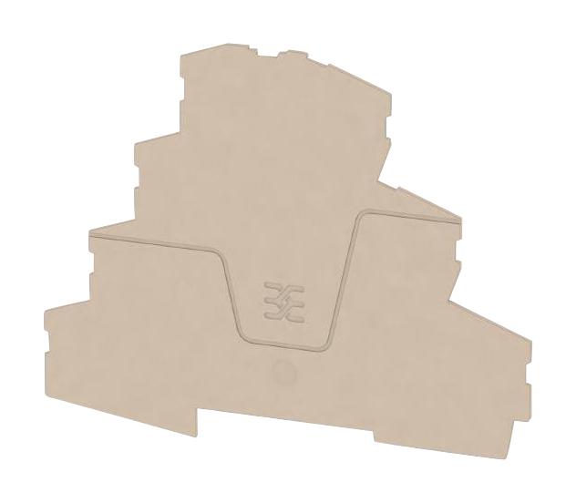 2433820000 END PLATE, BEIGE, TERMINAL BLOCK WEIDMULLER