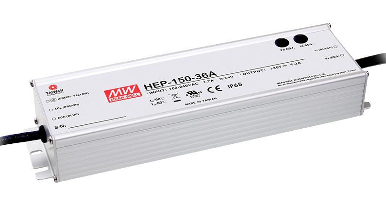HEP-150-24A POWER SUPPLY, AC-DC, 24V, 6.3A MEAN WELL