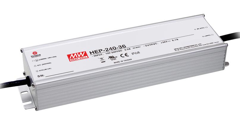 HEP-240-54A POWER SUPPLY, AC-DC, 54V, 4.45A MEAN WELL