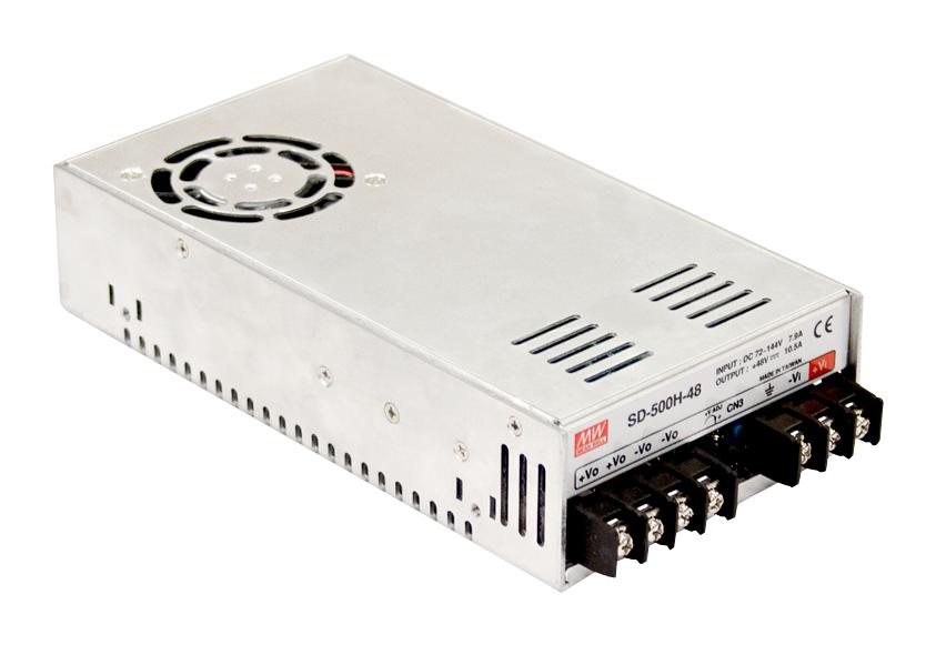 SD-500L-48 DC-DC CONVERTER, 48V, 10.5A MEAN WELL