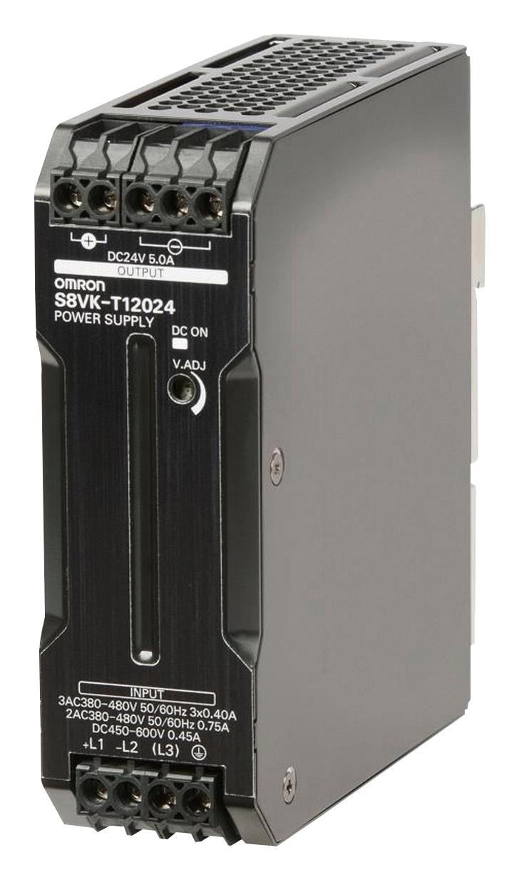 S8VK-T12024 POWER SUPPLY, AC-DC, 24V, 5A OMRON