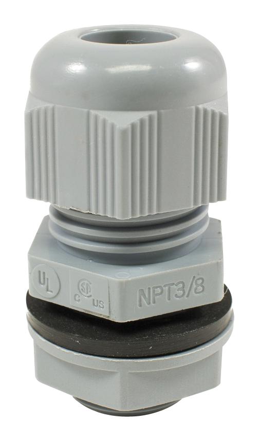 PMC16 SL080 CABLE GLAND, POLYAMIDE 6, 5-10MM, SLATE ALPHA WIRE