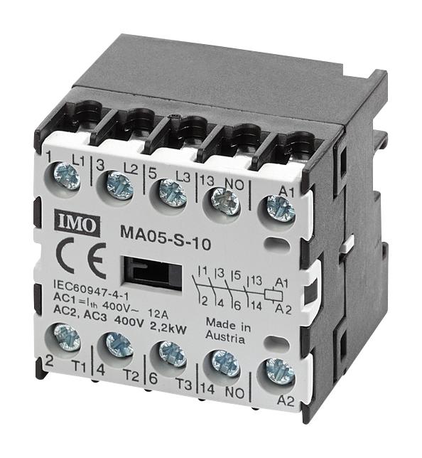 MA05-S-10110AC CONTACTOR, 3PST-NO, 110V, DIN RAIL IMO PRECISION CONTROLS