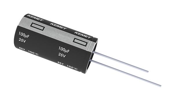 ESY107M050AG3AA CAP, 100µF, 50V, 20% KEMET