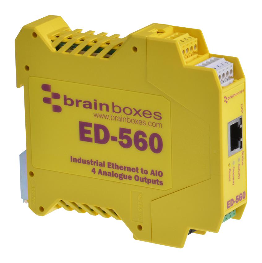 ED-560 ETHERNET-ANALOGUE I/O MOD, 4-O/P, 24VDC BRAINBOXES