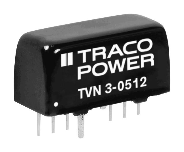 TVN 3-0921 DC-DC CONVERTER, 2 O/P, 3W TRACO POWER