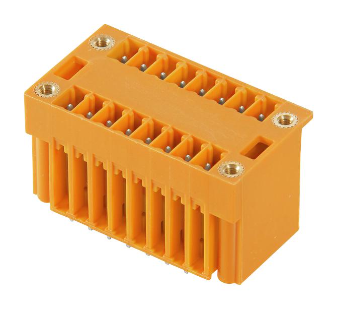 1030520000 TERMINAL BLOCK, HEADER, 18POS, TH WEIDMULLER