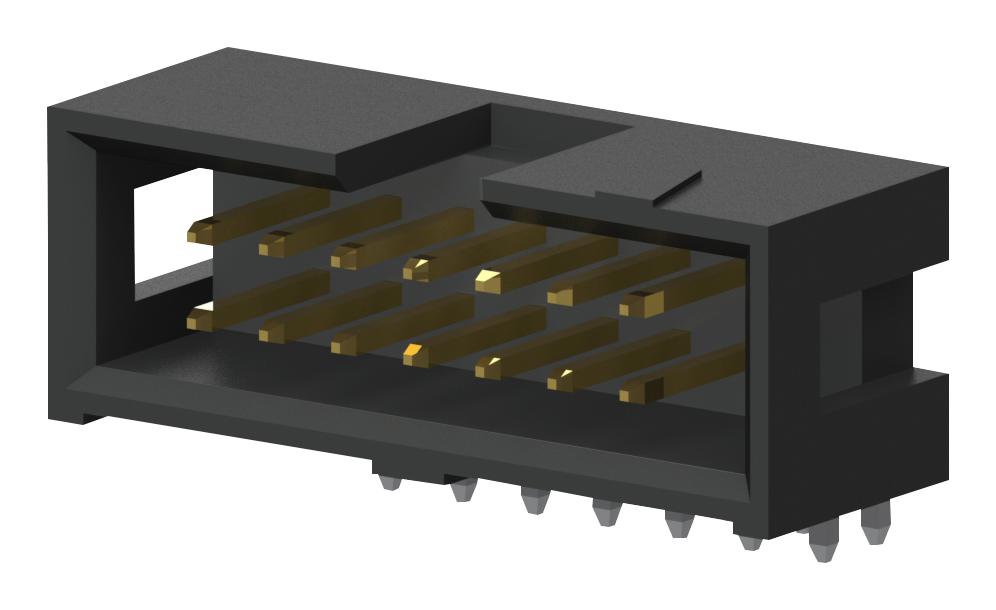 TST-107-04-L-D-RA CONNECTOR, HEADER, 14POS, 2ROW, 2.54MM SAMTEC