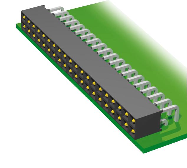 IPT1-125-01-L-D-RA CONNECTOR, HEADER, 50POS, 2ROW, 2.54MM SAMTEC