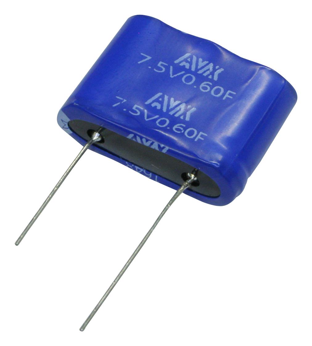 SCMR14F474PSBA0 CAP, 0.47F, 5.5V, 20%, SUPER CAP, RADIAL KYOCERA AVX