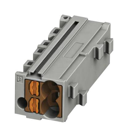 3270433 TERMINAL BLOCK, DIN RAIL, 1POS, 14AWG PHOENIX CONTACT