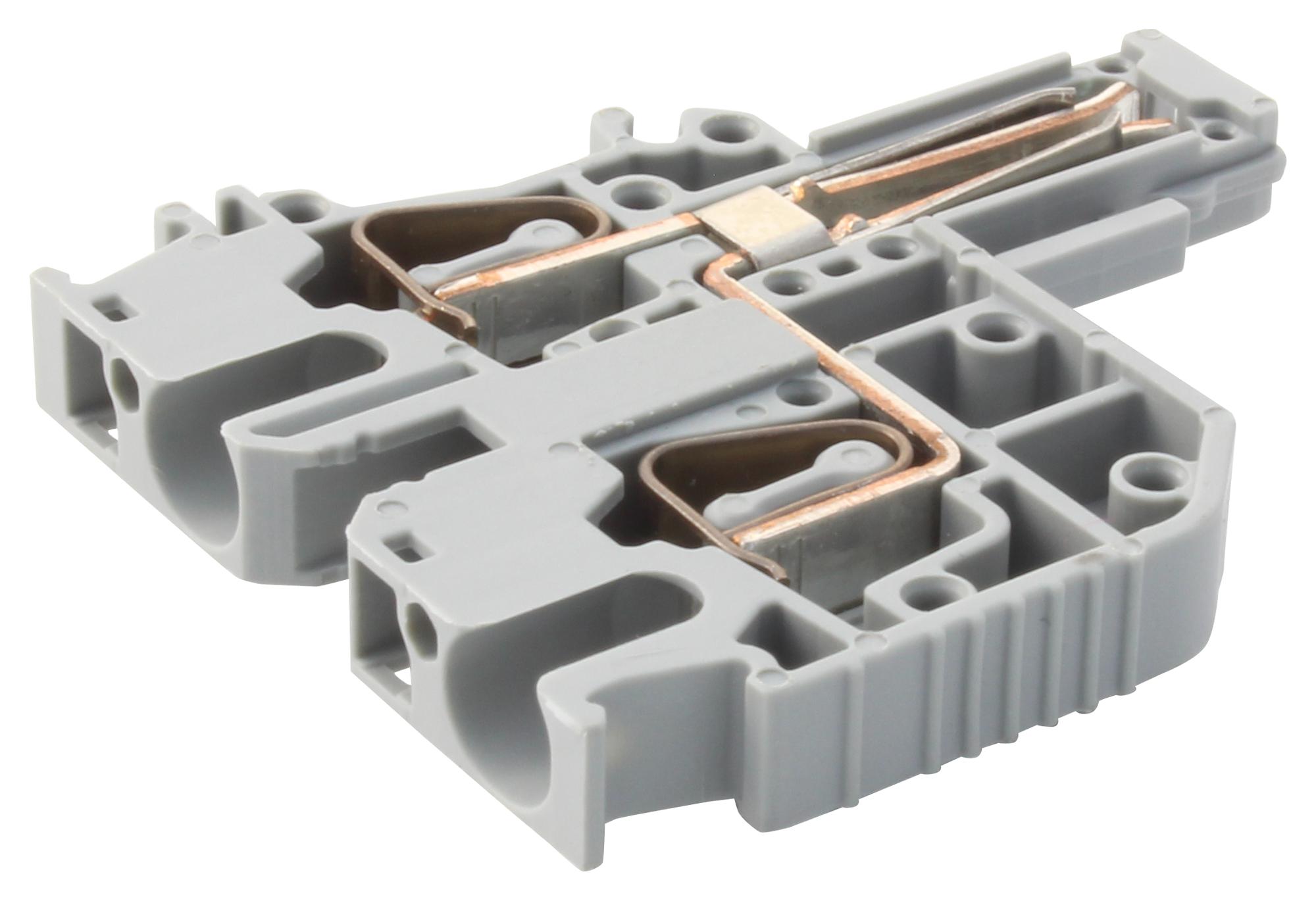 SCP-PTD2.5/1MGREY MODULAR PLUG, 1-P, DIN RAIL TB, MIDDLE IMO PRECISION CONTROLS