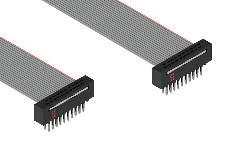 FFMD-20-D-02.00-01-L-R CABLE ASSY, IDC PLUG-PLUG, 40P, 50.8MM SAMTEC