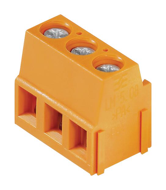 9994130000 TB, WIRE TO BRD, 4POS, 14AWG, ORANGE WEIDMULLER