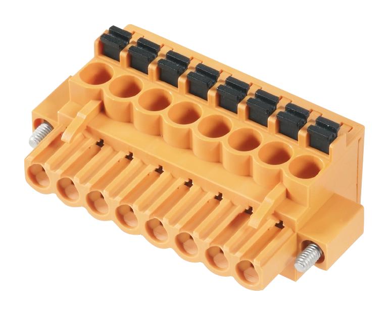 1002160000 TERMINAL BLOCK, PLUGGABLE, 9POS, 12AWG WEIDMULLER