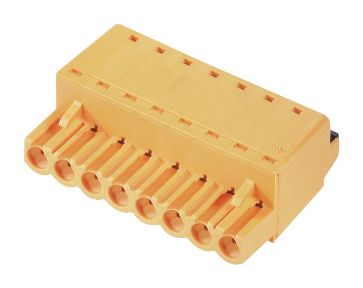 1013760000 TERMINAL BLOCK, PLUGGABLE, 9POS, 12AWG WEIDMULLER