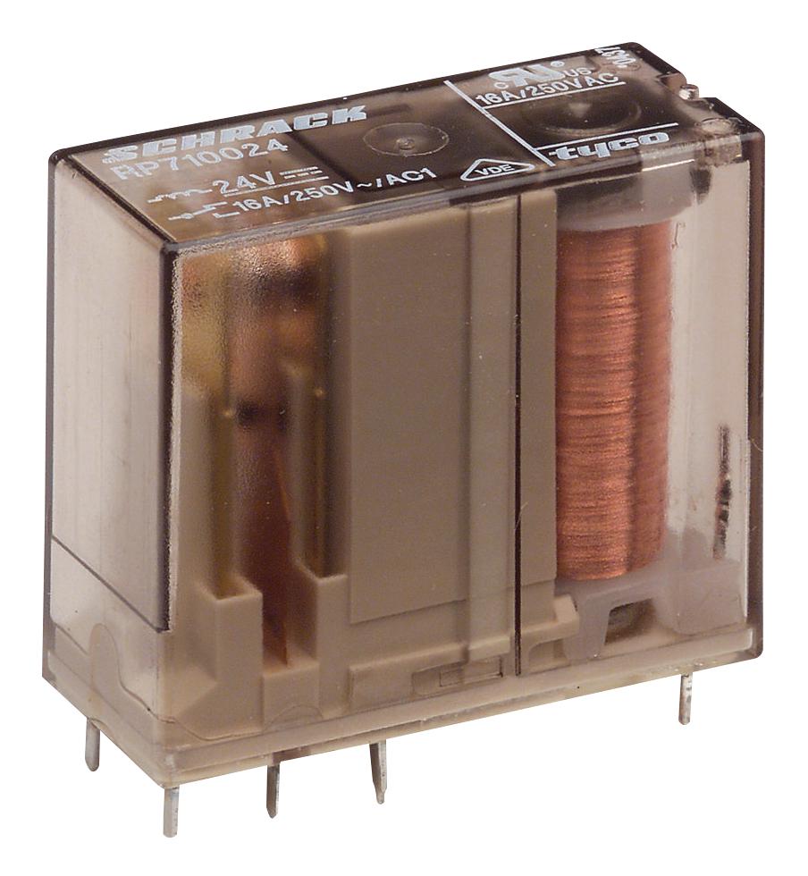 RP412012 POWER RELAY, SPDT, 12A, 250VAC, TH SCHRACK - TE CONNECTIVITY