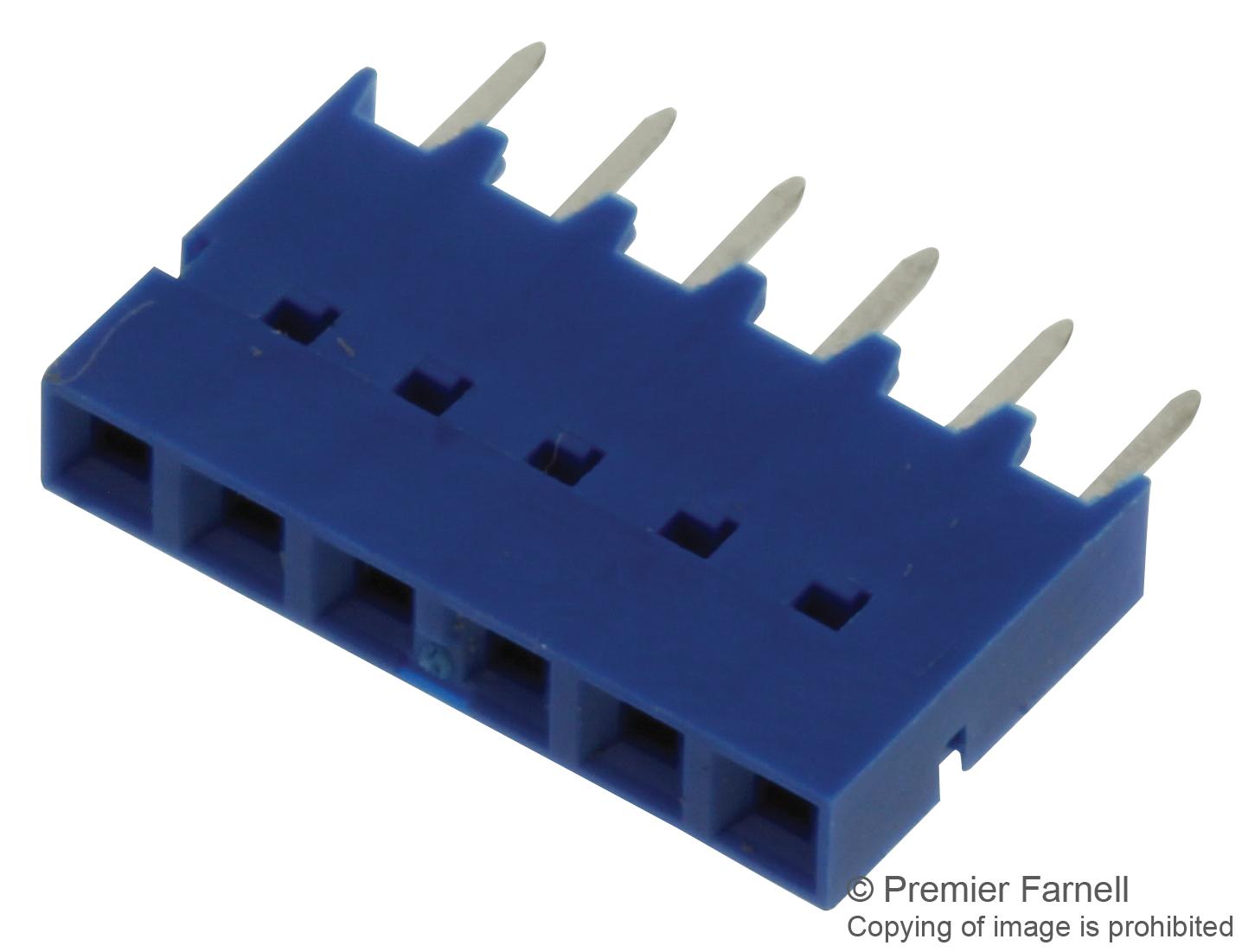 75915-306LF CONNECTOR, RCPT, 6POS, 1ROW, 2.54MM AMPHENOL ICC